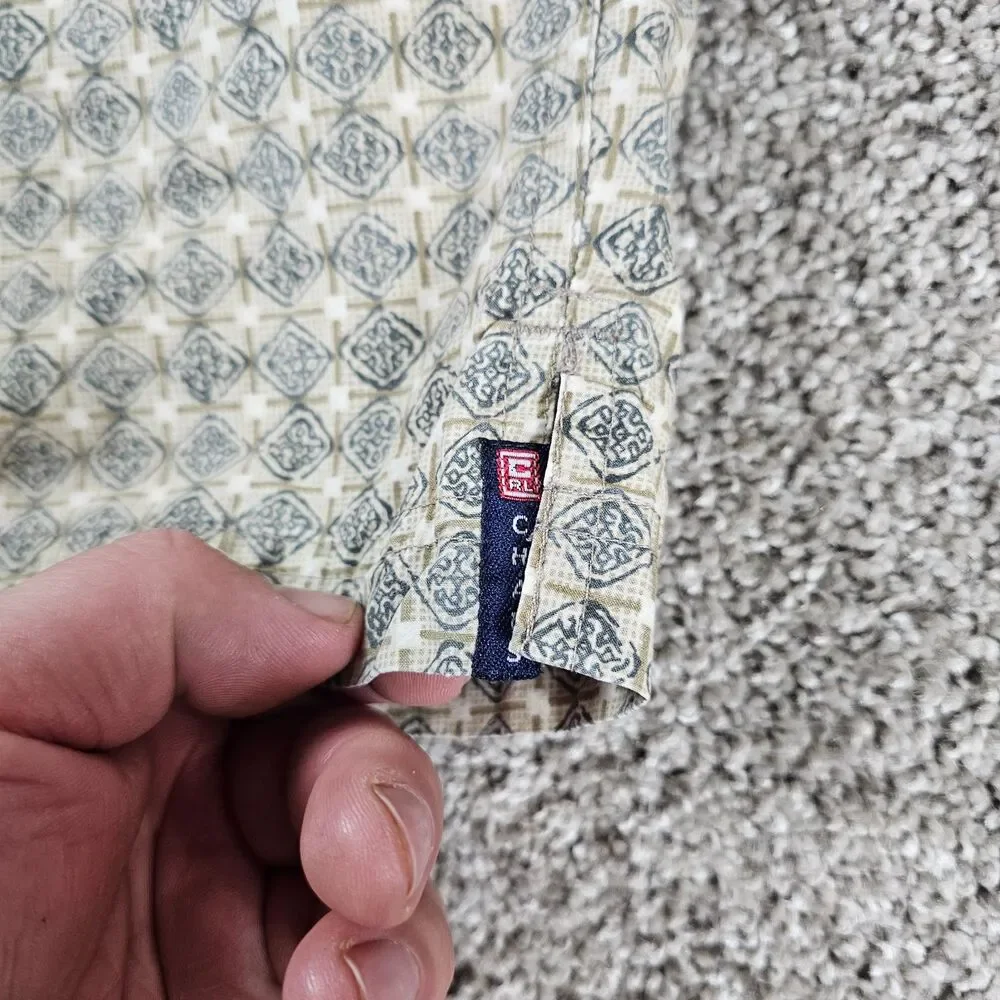 Vintage Chaps Ralph Lauren Shorts Mens XL Swim Trunks Lined Geometric AOP 90s
